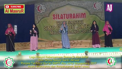 Lagu Nasyid Kebersamaan Damai Di Abu Ja'far Oleh Group Nasyid Santri Akhwat Ponpes Tahfidzul Qur'an