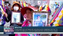 Gobierno y familiares de víctimas en Bolivia inician diálogos donde solicitan justicia y reparación