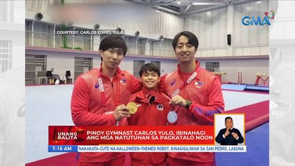 Pinoy gymnast Carlos Yulo, ibinahagi ang mga natutunan sa pagkatalo noon | UB