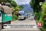 Ejecutivo llega a acuerdo con transportistas y suspenden paro nacional del miércoles