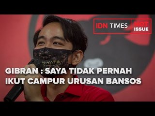 GIBRAN : SAYA TAK IKUT CAMPUR URUSAN BANSOS, ITU TIDAK BENAR