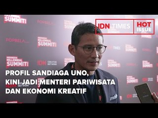 PROFIL SANDIAGA UNO, KINI JADI MENTERI PARIWISATA DAN EKONOMI KREATIF