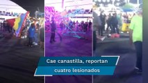 Cae juego mecánico en feria de Guadalupe Nuevo León, reportan varios heridos