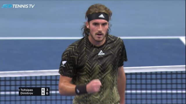 Tsitsipas survives tight tussle with Dimitrov