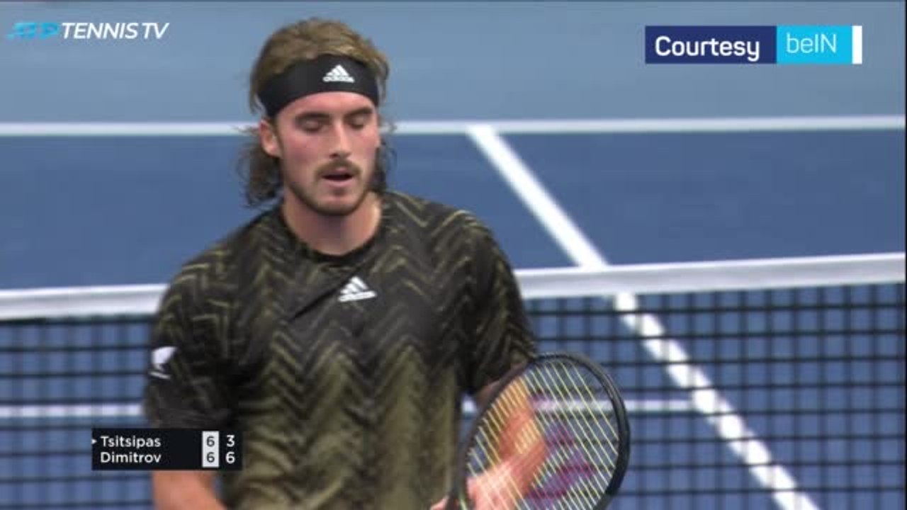 Tsitsipas survives tight tussle with Dimitrov