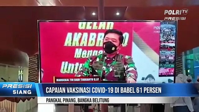 Ratusan Masyarakat & Pelajar di Pangkal Pinang Antusias Ikuti Vaksinasi Covid-19