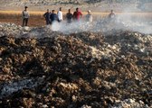 Araban Ovası'nda hasadı yapılmış 90 ton pamuk yandı