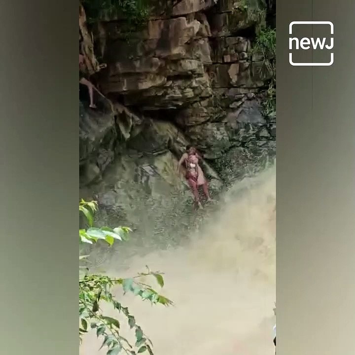 Mother And Infant Were Rescued After They Were Trapped At Anaivari Waterfalls