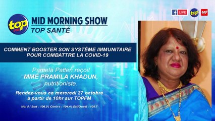 Pamela Patten reçoit Mme Pramila Khadun, nutritionniste