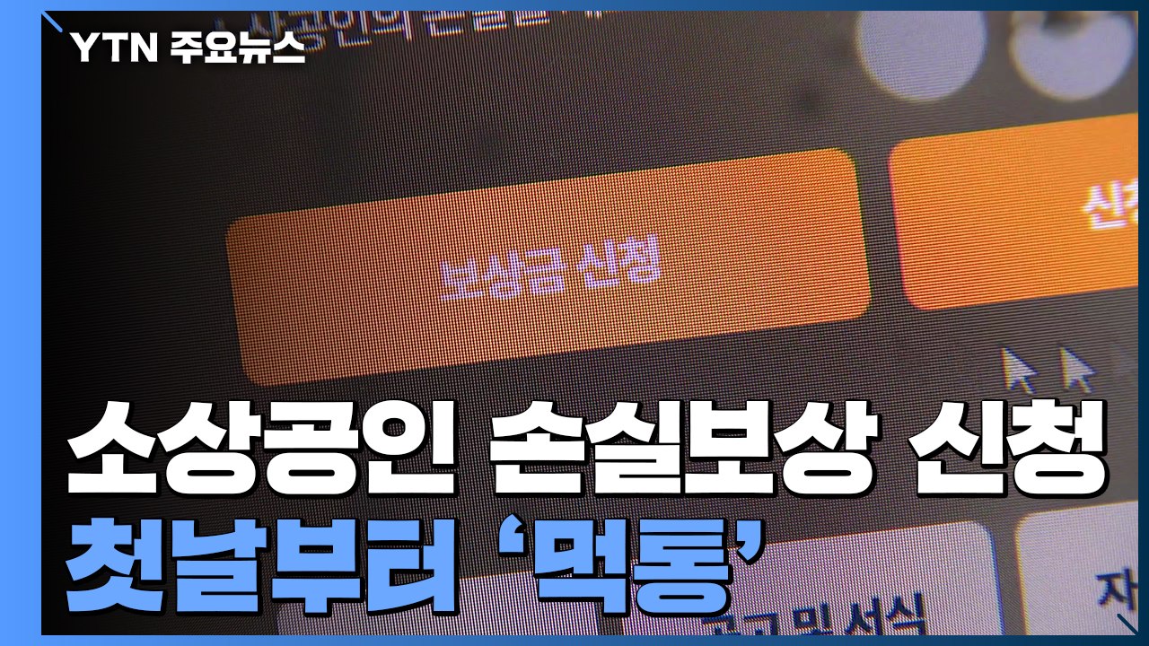 소상공인 손실보상 신청 첫날부터 '먹통'...일부만 접수 / YTN