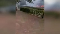 Un incendio arrasa 10 viviendas en una comuna en Chile
