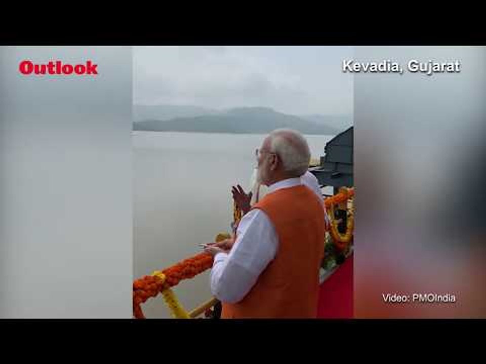 PM Modi Spends Birthday Touring Kevadia, Performs Prayers At River Narmada