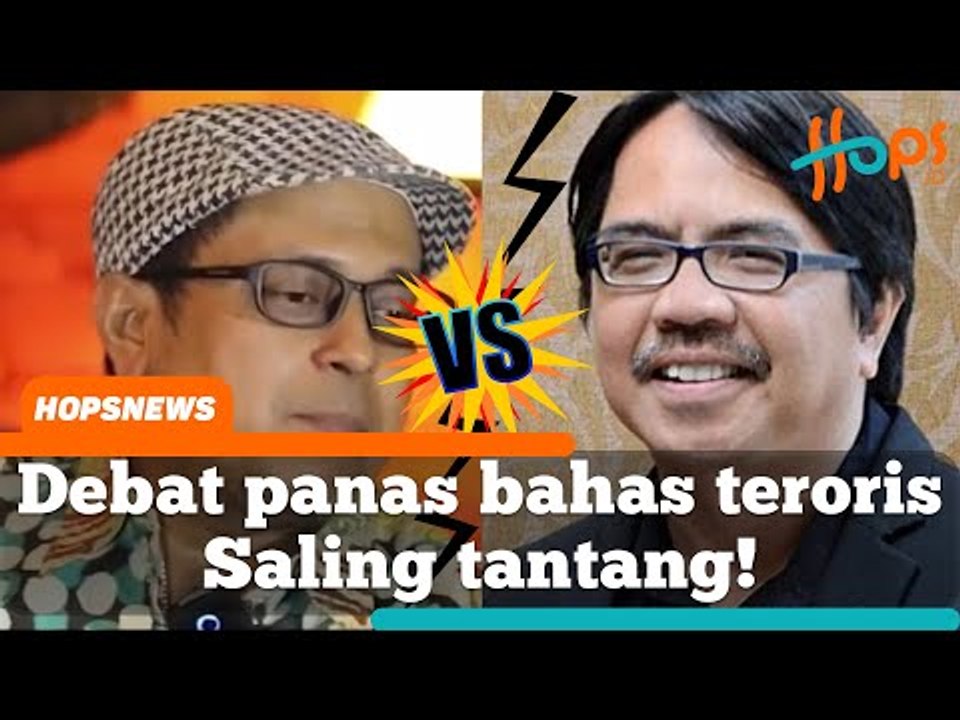Babe Haikal vs Ade Armando debat panas bahas teroris