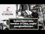 Subscribers tembus 27 juta jadi kado pernikahan Atta Halilintar dan Aurel, segini penghasilannya