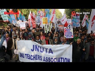 Citizens March At Mandi House Against JNU  VC, Fee Hike