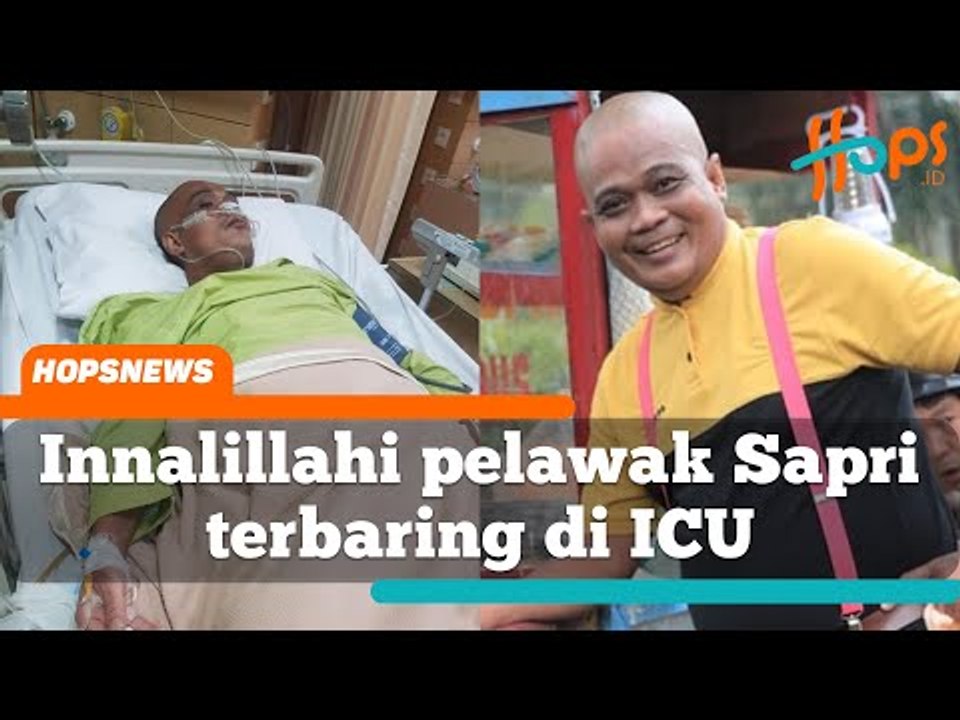 Innalillahi pelawak Sapri terbaring di ICU, Penyakit sudah serang otak
