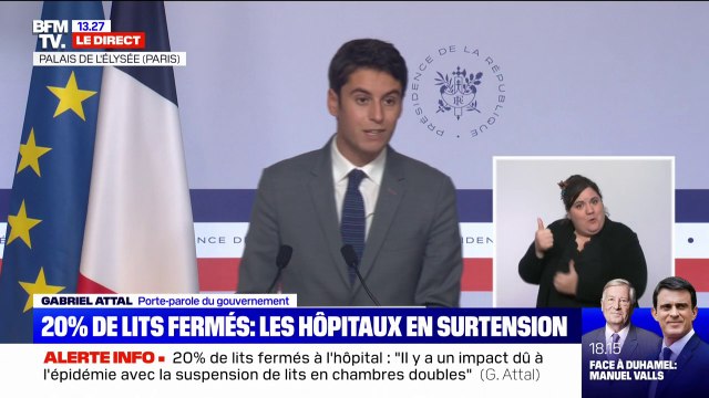 Surtension dans les hôpitaux: Nous rencontrons encore des difficultés de recrutement , alarme Gabriel Attal