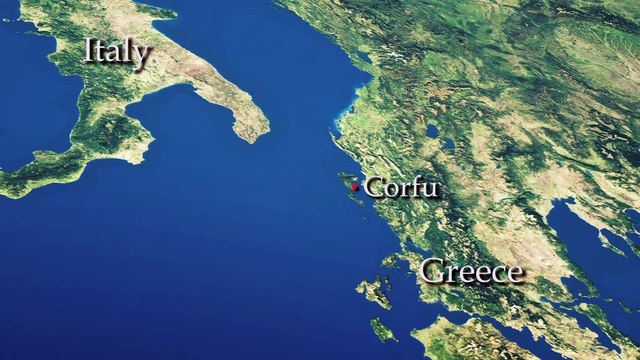 Corfu, scenic locations