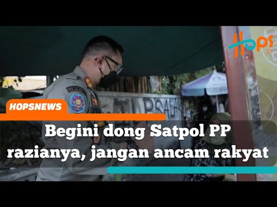 Salut! cara Satpol PP Tertirbkan PKL di Kota Bogor saat PPKM