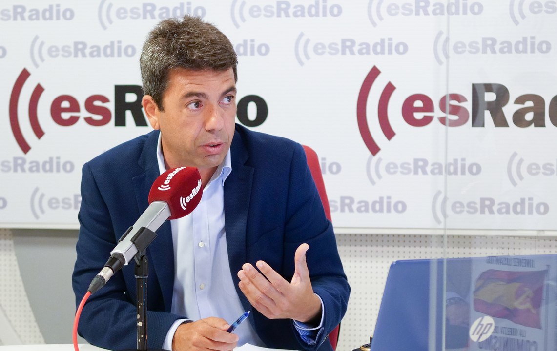 Federico Jiménez Losantos entrevista a Carlos Mazón en esRadio