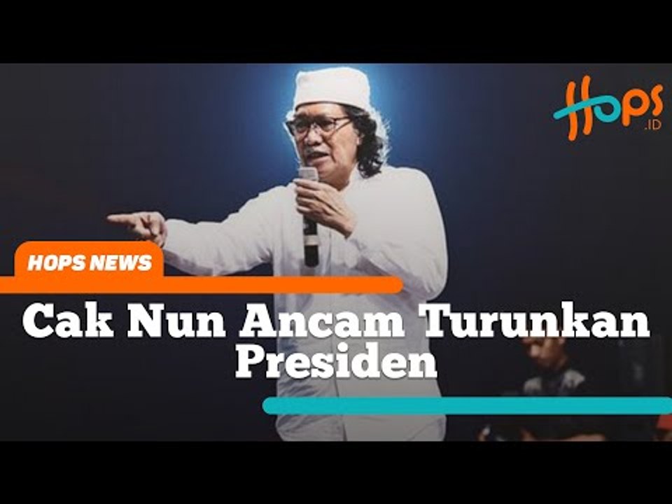 Cak Nun Ancam Turunkan Presiden Andai Negara Sudah Darurat