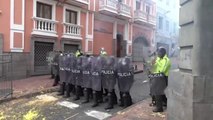 Decenas de detenidos en las protestas sociales en Ecuador