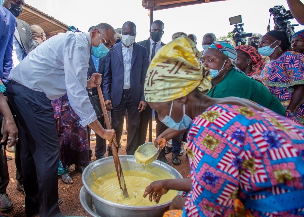 Patrick Achi réaffirme le soutien du gouvernement aux acteurs du secteur de l’agriculture à Korhogo