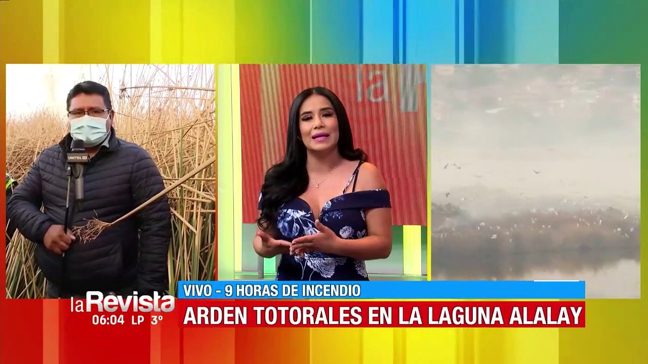 Más de nueve horas de incendio en la laguna Alalay deja serios daños en la fauna y flora