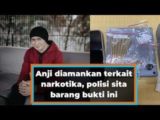 Musisi Anji diamankan terkait narkotika, polisi sita barang bukti ini