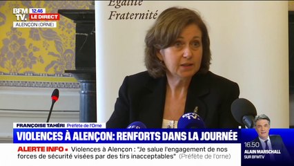 Violences à Alençon: la préfète de l'Orne annonce "des renforts dans la journée"