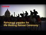 Rehearsal For Beating Retreat Ceremony Held At Rashtrapati Bhavan