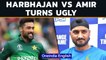 Harbhajan vs Mohd Amir gets uglyon Twitter as duo exchange barbs | Oneindia News