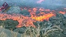 La lava afecta ya a más de 908 hectáreas en La Palma