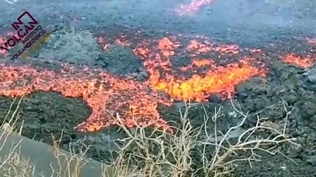 La lava afecta ya a más de 908 hectáreas en La Palma