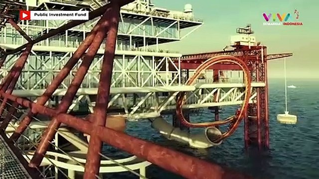 Rencana Arab Saudi Bikin taman Hiburan di Tengah Laut