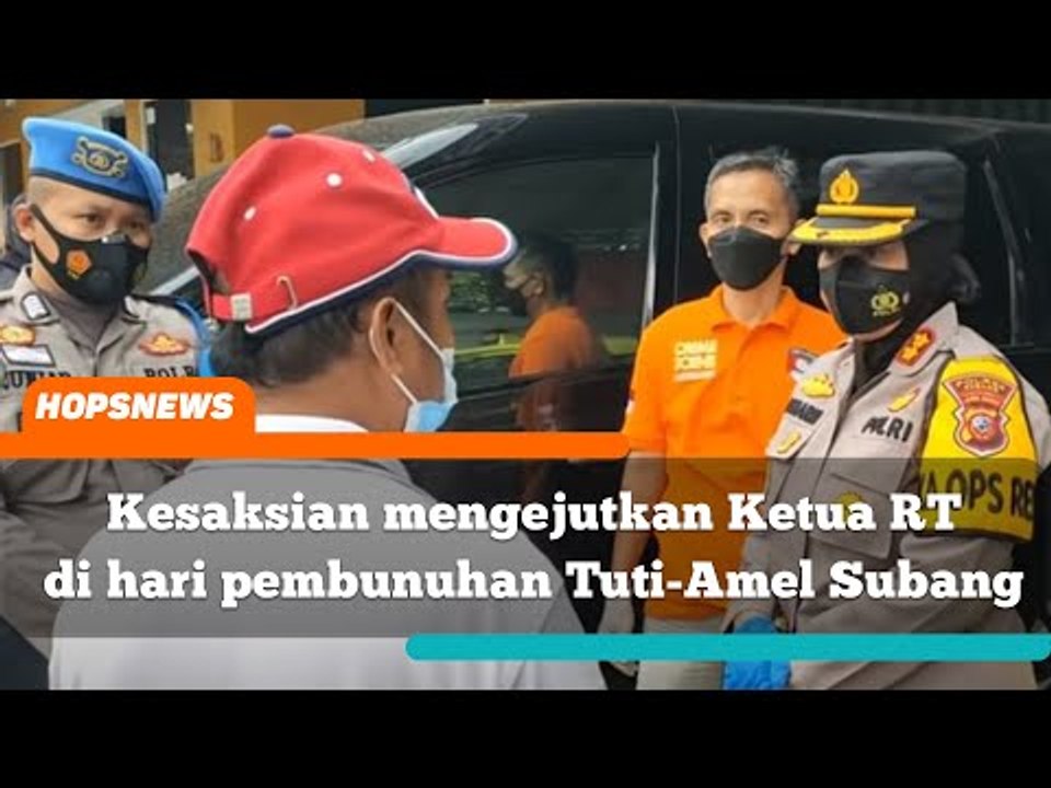 Kesaksian mengejutkan Ketua RT di hari pembunuhan Anak dan Istri Yosef