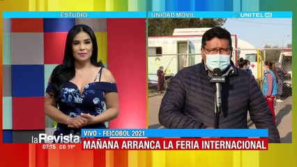 Realizan simulacro de controles de bioseguridad a un día de la apertura de la Feicobol