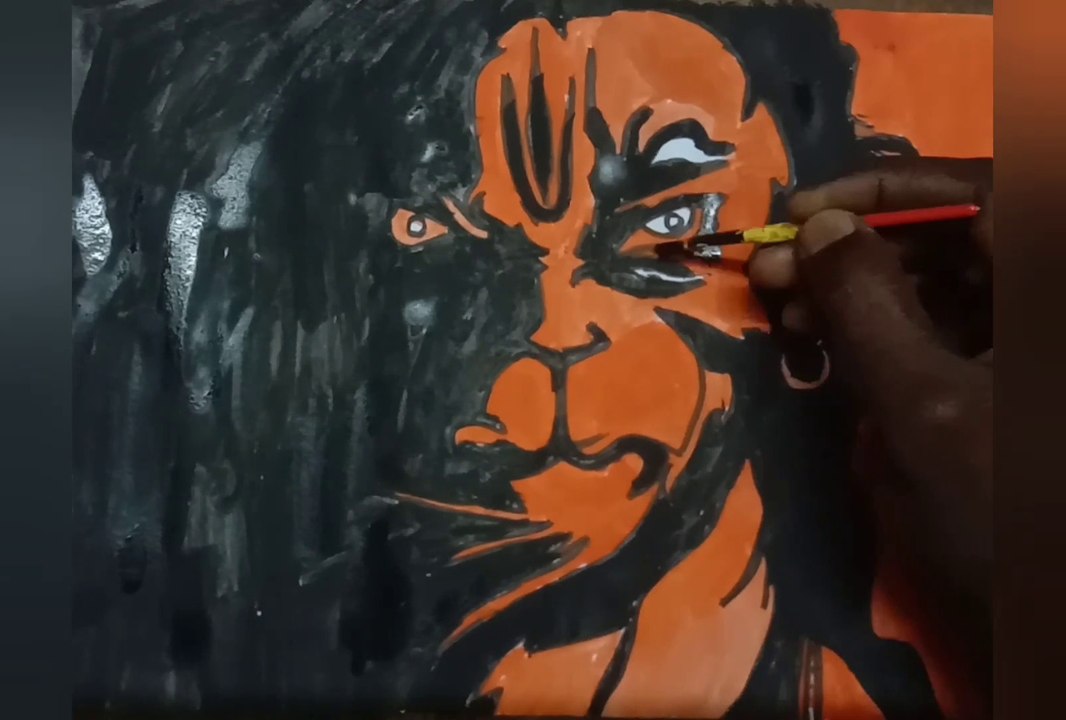 Jai hanuman drawing