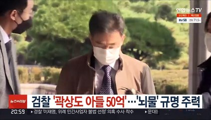 검찰 '곽상도 아들 50억'…'뇌물' 규명 주력