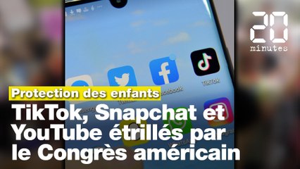 Download Video: Protection des enfants: Après Facebook, TikTok, Snapchat et YouTube étrillés par le Congrès américain