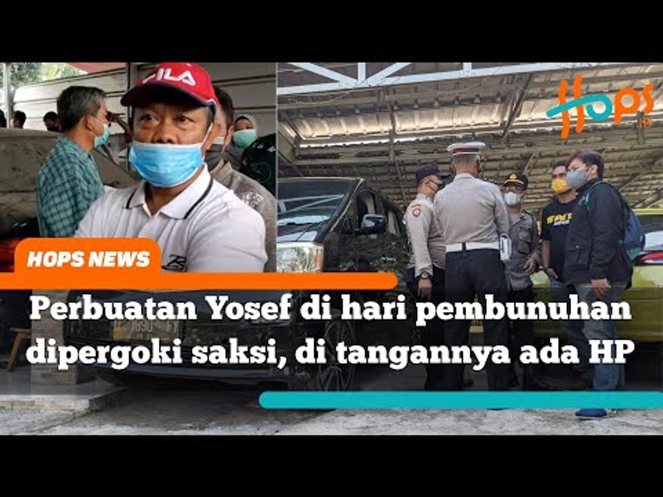 Perbuatan Yosef di hari pembunuhan dipergoki saksi, di tangannya ada HP