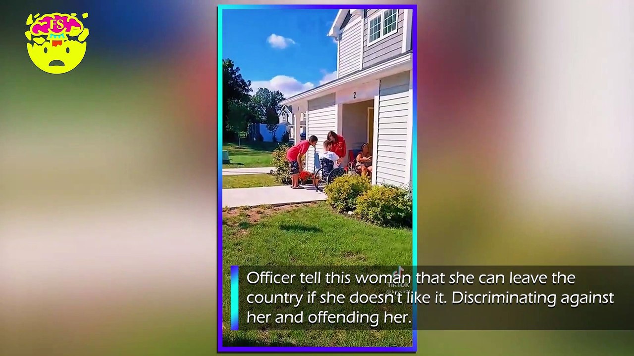 Instant Karma & Public Freakouts #6 - Officer is confronted by Hispanic lady