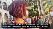 Teresa Rodríguez, incapaz de posicionarse sobre los homenajes a etarras: 