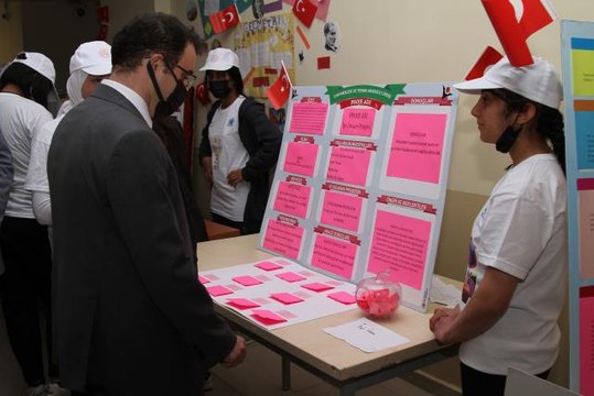 Özalp'te TÜBİTAK Bilim Fuarı Sergisi