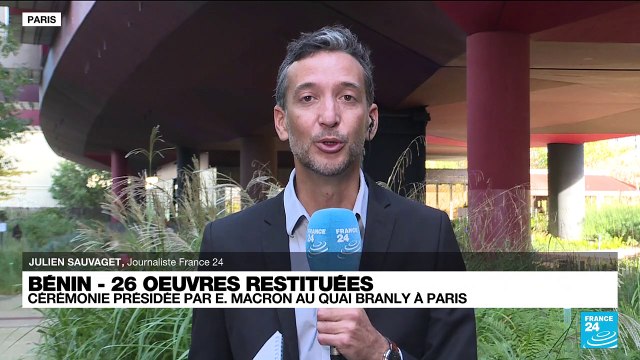 Macron attendu au quai Branly pour présider la cérémonie de restitution des œuvres au Bénin