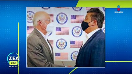 Gobernador de Tamaulipas se reúne con el embajador Ken Salazar