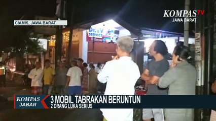 Tabrakan Beruntun Di Ciamis, 2 Luka serius