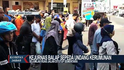 Antusiasme nonton Balap Sepeda di Garut jadi Kerumunan
