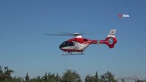 Son dakika haber | Acil anjiyo olması gereken hasta ambulans helikopterle hastaneye yetiştirildi