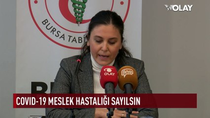 Bursa Tabip Odası'ndan ‘Covid-19' önerisi: Meslek hastalığı sayılsın
